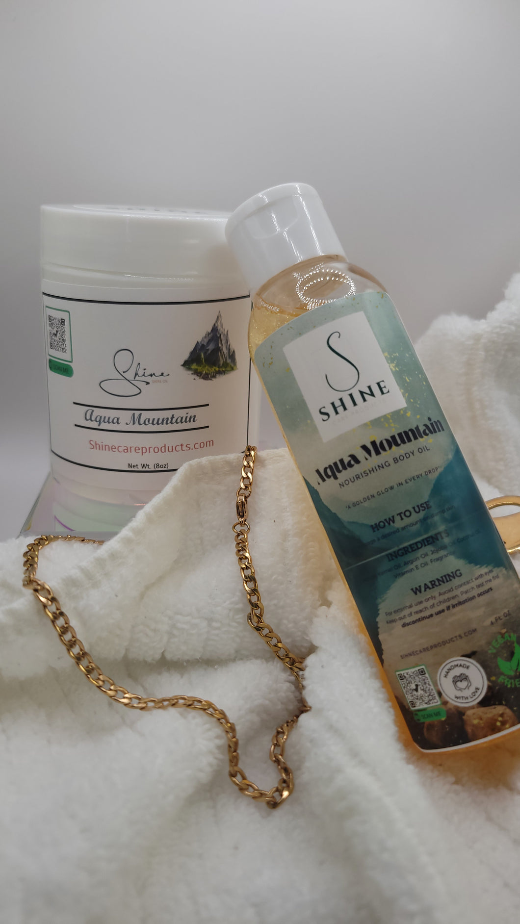 Aqua Mountain Matching Set